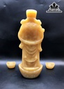Tượng Thần Tài Đá Ngọc Hoàng Long Cao 33 Ngang 12,5 Sâu 8 (cm) 3,55kg