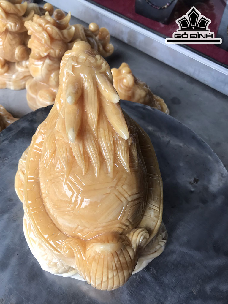 Cụ Long Quy Đá Ngọc Hoàng Long Cao 18 Ngang 25 (cm) 9,3kg
