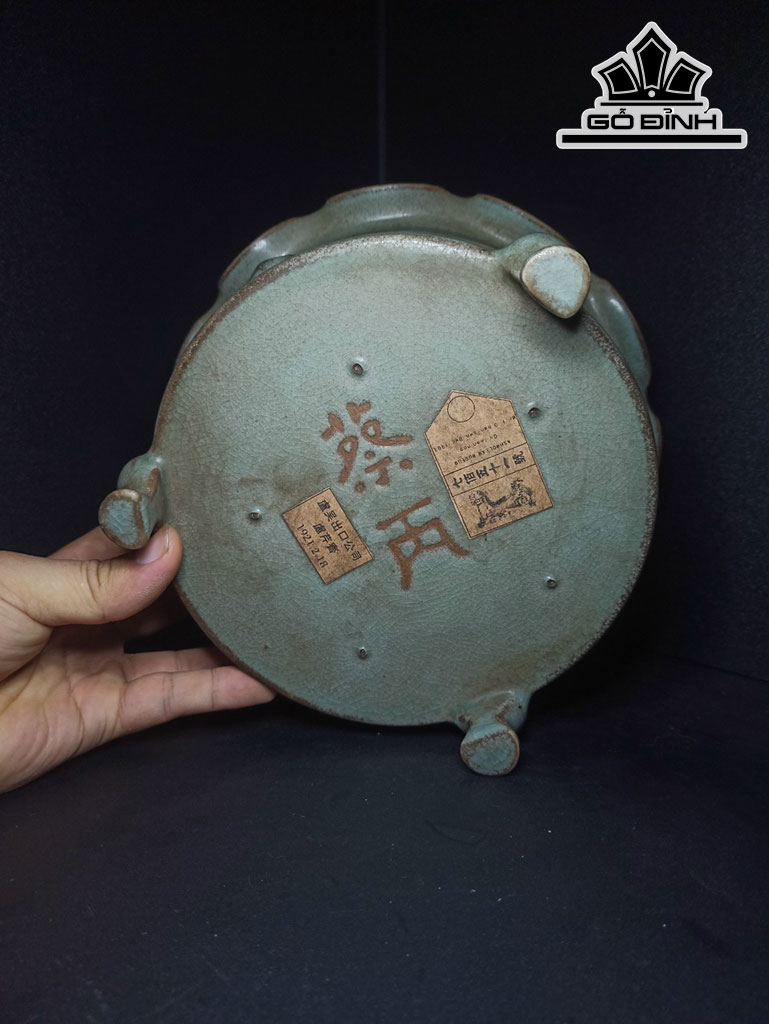 Ang Gốm Nhữ Diêu (Tàu) Cao 12,5 Ngang 22 (cm)