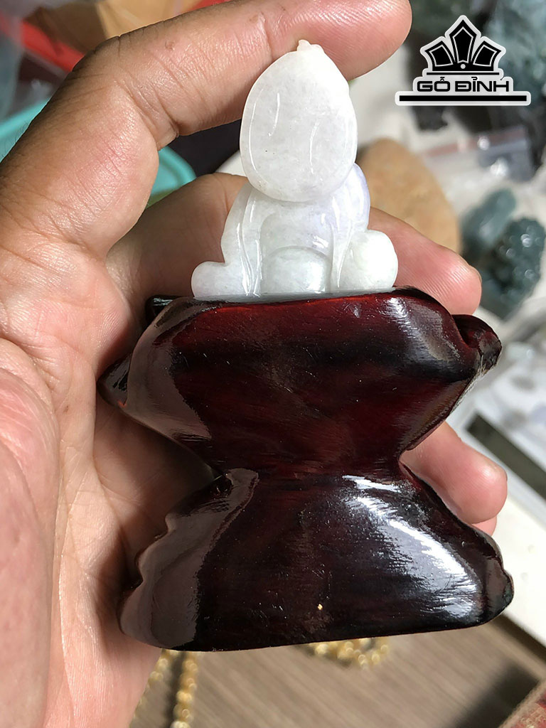 Tác Phẩm Ông Thọ Đá Cẩm Thạch Cao 43,8 Ngang 32 Sâu 12.6 Đế Cao 47,2 (mm) 19g