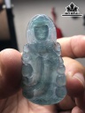 Mặt Dây Chuyền Quan Âm Đá Cẩm Thạch Cao 52 Ngang 27 Sâu 4,3 (mm) 10g