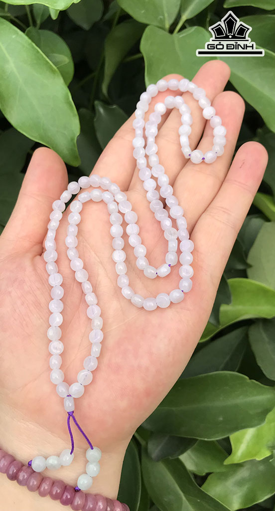 Chuỗi Đá Bạch Ngọc Cao 5,5 Ngang 3,5 (mm)