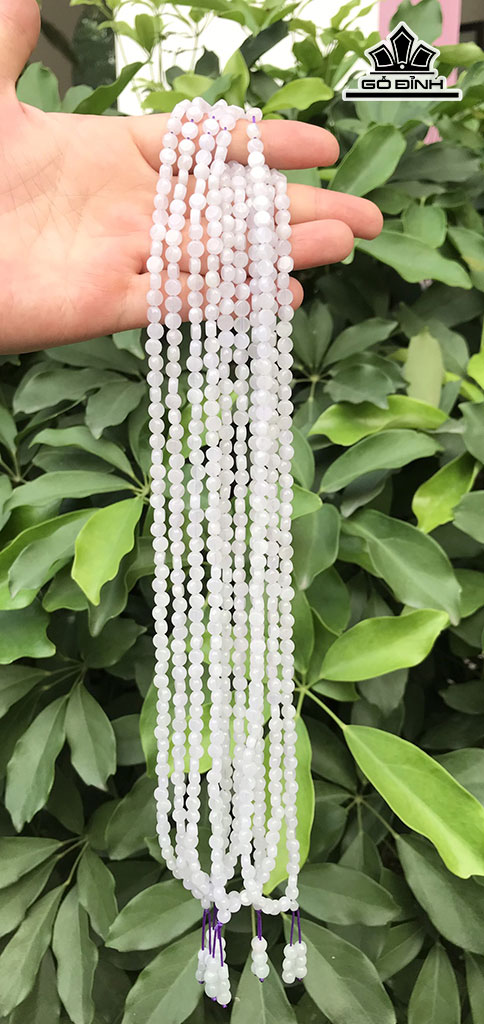 Chuỗi Đá Bạch Ngọc Cao 5,5 Ngang 3,5 (mm)