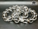 Vòng Tay Đá Thạch Anh Trắng 11 Viên Đường Kính 21,6 (mm)