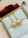 Bông Tai Ngọc Trai Tròn Size 10 li (Chế Tác Vàng Tùy Mẫu)