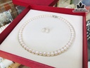 Set 2 Món Vòng Cổ Ngọc Trai Oval 8 li