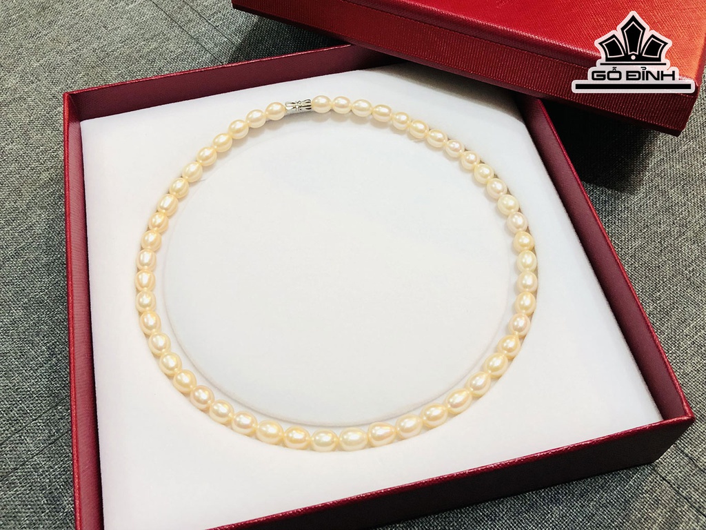 Vòng Cổ Ngọc Giọt Nước Size 8 li