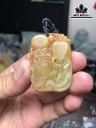Mặt Dây Chuyền Ông Thọ Đá Cẩm Thạch Cao 42,8 Ngang 30,8 Sâu 3,8 (mm) 11g