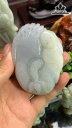 Rồng Đá Ngọc Bích (Nephrite Jade) Cao 80,9 Ngang 55,8 Sâu 18,9 (mm) 130,3g