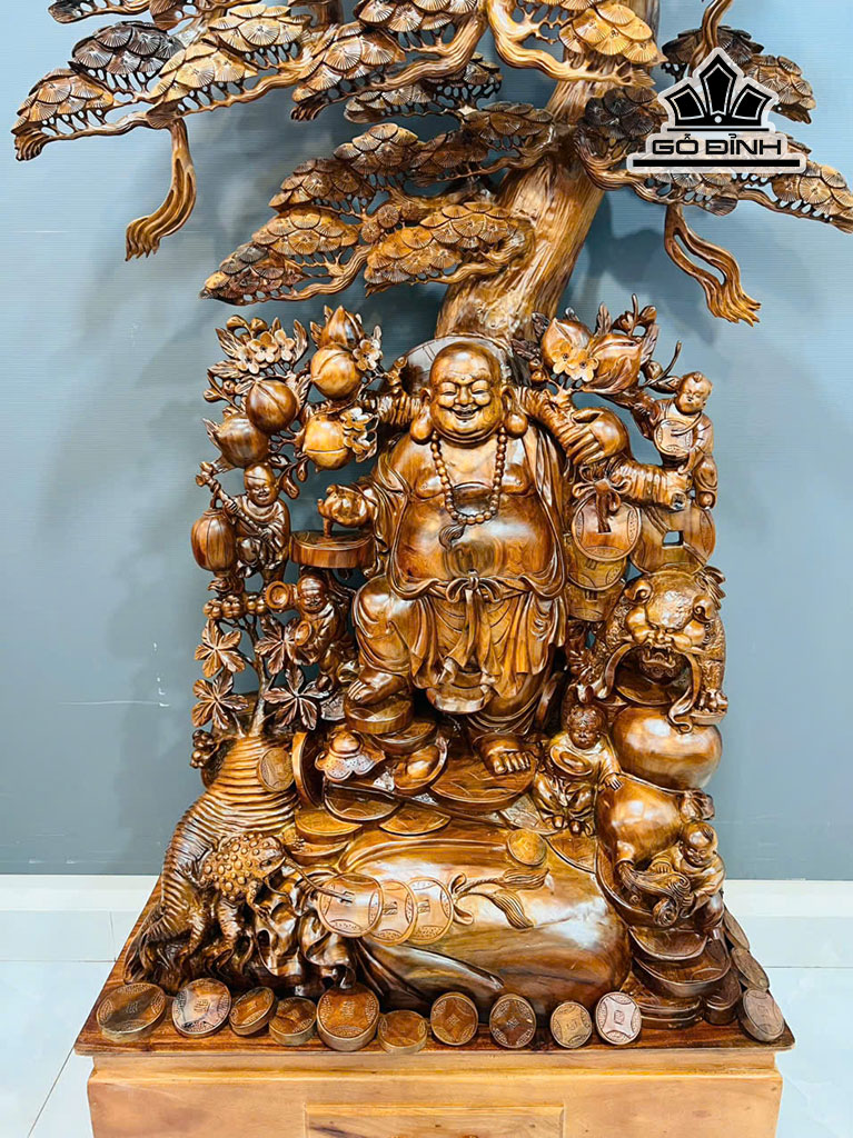 tuong-phat-di-lac-ngu-phuc-go-bach-xanh-cao-220-ngang-115-sau-52-cm-460015