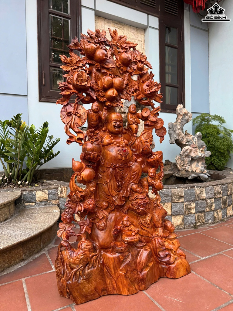 tuong-phat-di-lac-ngu-phuc-thuan-nghe-go-huong-cao-130-ngang-68-sau-36-cm-462311