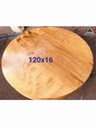 Bàn Tròn Gỗ Dổi Việt  Đường Kính 120 Dày 16 (cm)