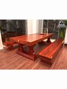 Bộ Bàn Ghế K3 Nguyên Khối Gỗ Cẩm Nam Phi