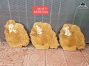 Tranh Gỗ Phúc Lộc Thọ Gỗ Dổi Cao 65 Ngang 55 Dày 2(cm)