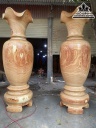 Cặp Lục Bình Gỗ Hương Cao 240 Đường Kính 76 (cm)