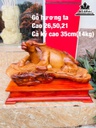 Tượng Trâu Phong Thủy Gỗ Hương Cao 26 Ngang 50 Sâu 21 (cm)