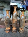 Bộ 3 Bình Gỗ Thủy Tùng Cao 29-34 Đường Kính 7 (cm)