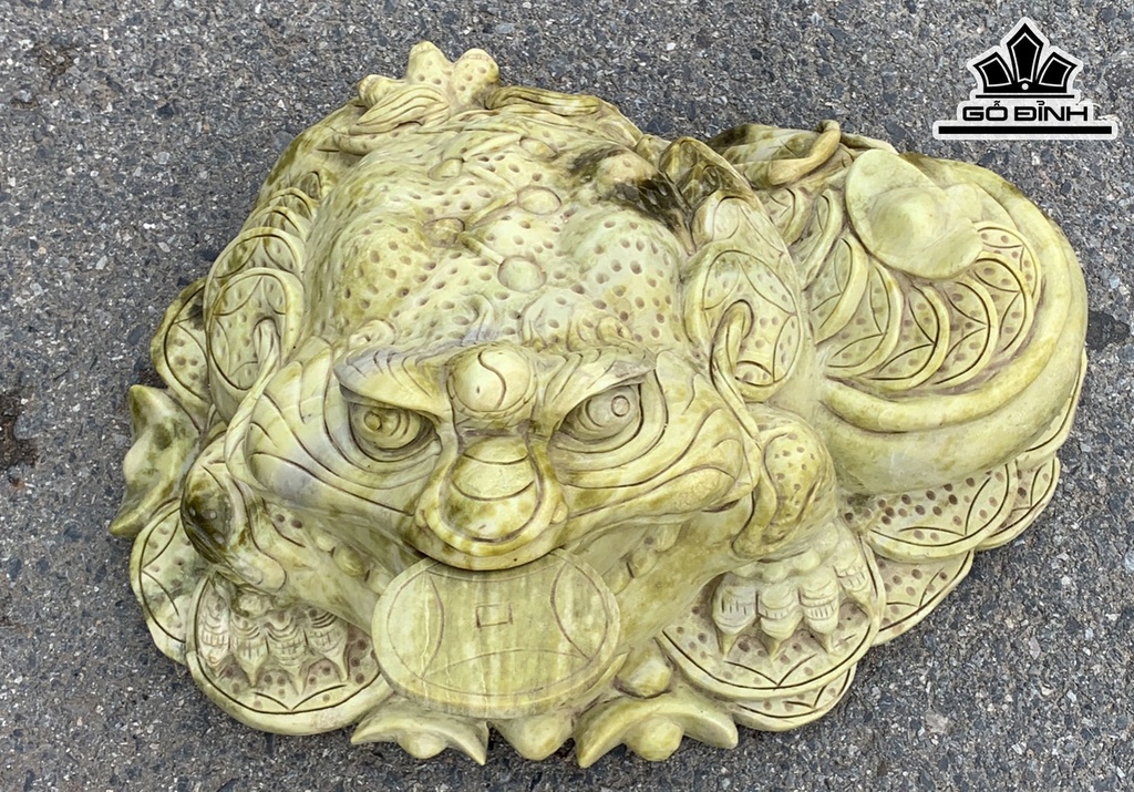 Cụ Thiềm Thừ Đá Serpentine Cao 60 Ngang 48 Sâu 33 (cm) 90 kg