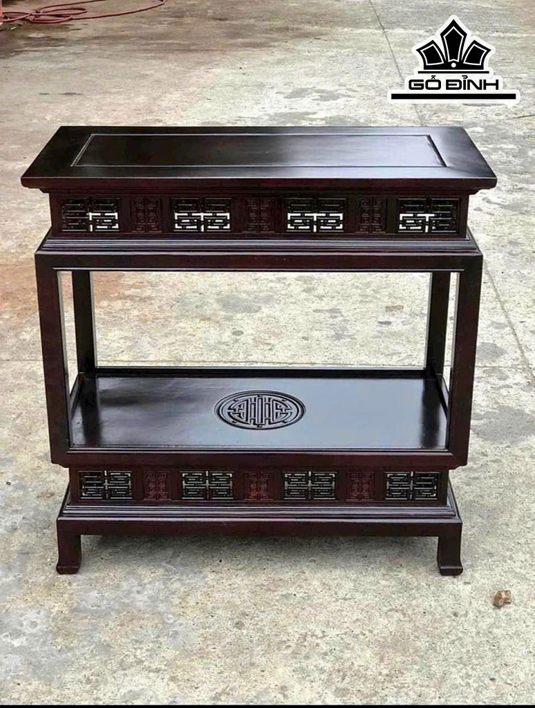 Đôn Kê Gỗ Lim Cao 80 Ngang 80 Sâu 40 (cm)
