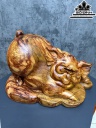 Tượng Heo Gỗ Hương Cao 33 Ngang 46 Sâu 33 (cm)