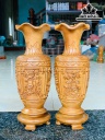 Lục Bình Gỗ Bách Xanh Cao 25 Đường Kính 11 (cm)