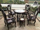 Bộ Bàn Ghế Gỗ Gụ Gồm 6 Món