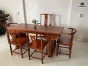 Bộ Bàn Gỗ Gõ Gồm 5 Ghế 1 Bàn