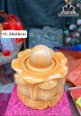 Phong Thủy Luân Hoa Sen Đá Ngọc Hoàng Long Cao 28 Ngang 26 (cm)