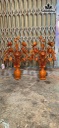 Bình Hoa Sen 15 Bông Gỗ Hương Cao 88 Ngang 55 Sâu 40 (cm)