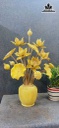 Bình Hoa Sen 17 Bông Gỗ Mít Cao 85 Ngang 55 Sâu 42 (cm)