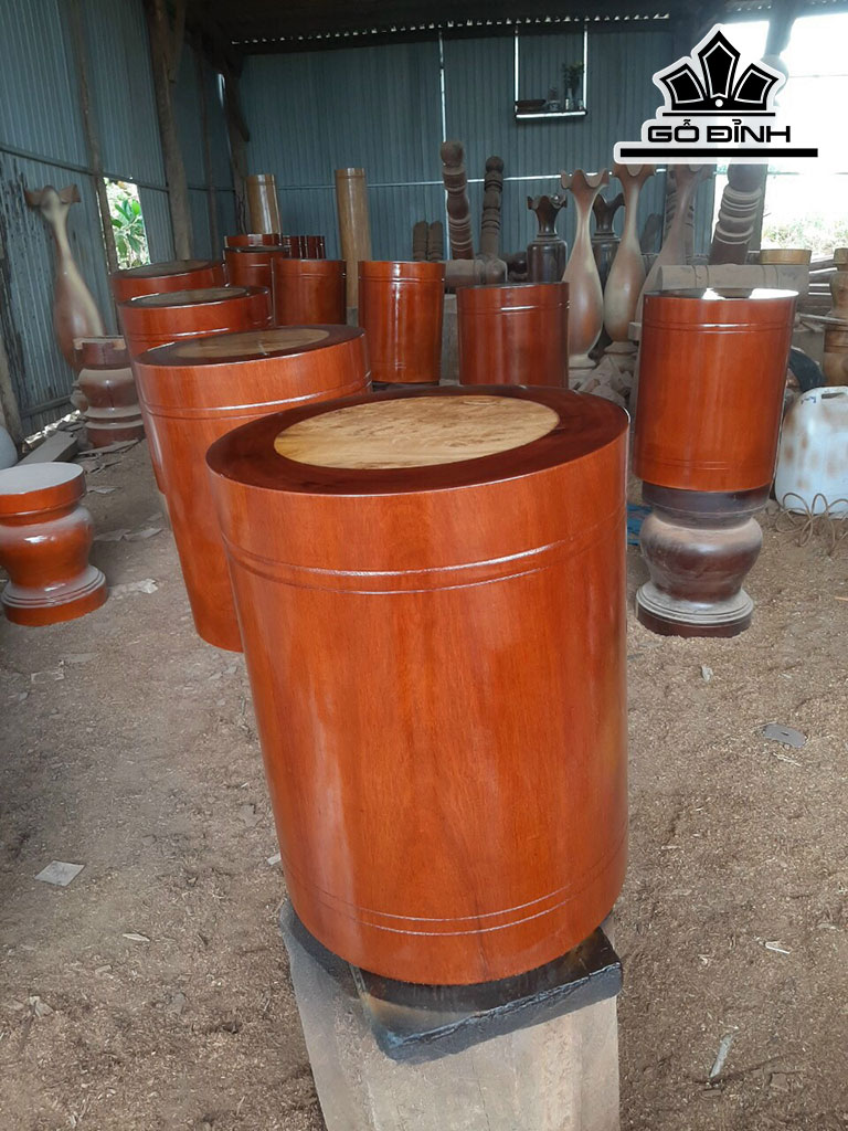 Đôn Gỗ Lim Cao 48 Đường Kính 38 (cm) - HĐL