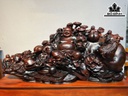 Tượng Phật Di Lặc Ngũ Phúc Gỗ Trắc Cao 44 Ngang 96 Sâu 40 (cm)
