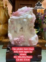 Tác Phẩm Sơn Thủy Hữu Tình Đá Serpentine Cao 57 Ngang 30  Sâu 15 Riêng Đá Cao 39 (cm)