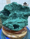 Tác Phẩm Đá Malachite Cao 24 Ngang 19 (cm) 4,5kg