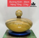 Bình Hút Lộc Đá Canxit Vàng Đường Kính 30 (cm) 21kg