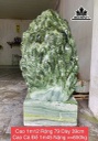 Đại Cảnh Đá Serpentine Xanh Vảy Rồng Cao 145 Riêng Đá Cao 112 Ngang 79 Sâu 39 (cm) 650kg