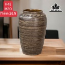 Thạp Đại Gốm Bát Tràng Cao 45 Miệng 20 Đường Kính Bụng 28,5 (cm)