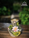 Trám Đắp Gốm Bát Tràng Cao 28 Miệng 12 (cm)