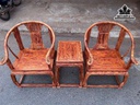 Bộ Minh Đế Gỗ Sưa Tay 3,8 Chân 7 - Mặt Ván 1,2 (cm)