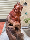 Tượng Ông Thọ Gỗ Lũa Hương Cao 67 Ngang 28 Sâu 28 (cm)