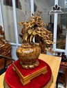 Bình Hoa Gỗ Nu Ngọc Am Cao 55 Ngang 45 Sâu 29 (cm)