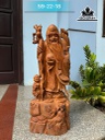 Tượng Ông Thọ Gỗ Hương Cao 59 Ngang 22 Sâu 18 (cm)