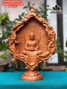 Tượng Phật Thích Ca Ngồi Lá Bồ Đề Gỗ Ngọc Am Cao 55 Ngang 34 Sâu 7,5 (cm)