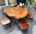 Mặt Bàn Gỗ Me Tây Kích Thước 85x68x5 (cm) - Mã L31