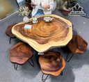 Mặt Bàn Gỗ Me Tây Kích Thước 92x70x5 (cm) - Mã L14