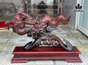 Tượng Rồng Phong Thủy Gỗ Trắc Cao Cả Kỷ 40 Ngang 52 Sâu 14 (cm) - Kỷ Cao 9