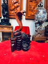 Tượng Rắn Phong Thủy Gỗ Trắc Cao 28 Ngang 19 Sâu 12 (cm)