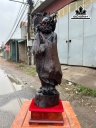 Tượng Đạt Ma Giáo Hóa Gỗ Trắc Cao 67 Ngang 16 Sâu 13 (cm)