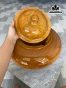 Bình Ủ Trà Gỗ Hoàng Đàn Cao 37 Đường Kính 43 (cm) - 1,5Lít