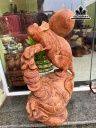 Tượng Chuột Phong Thủy Gỗ Hương Cao 55 Ngang 30 Sâu 26 (cm)